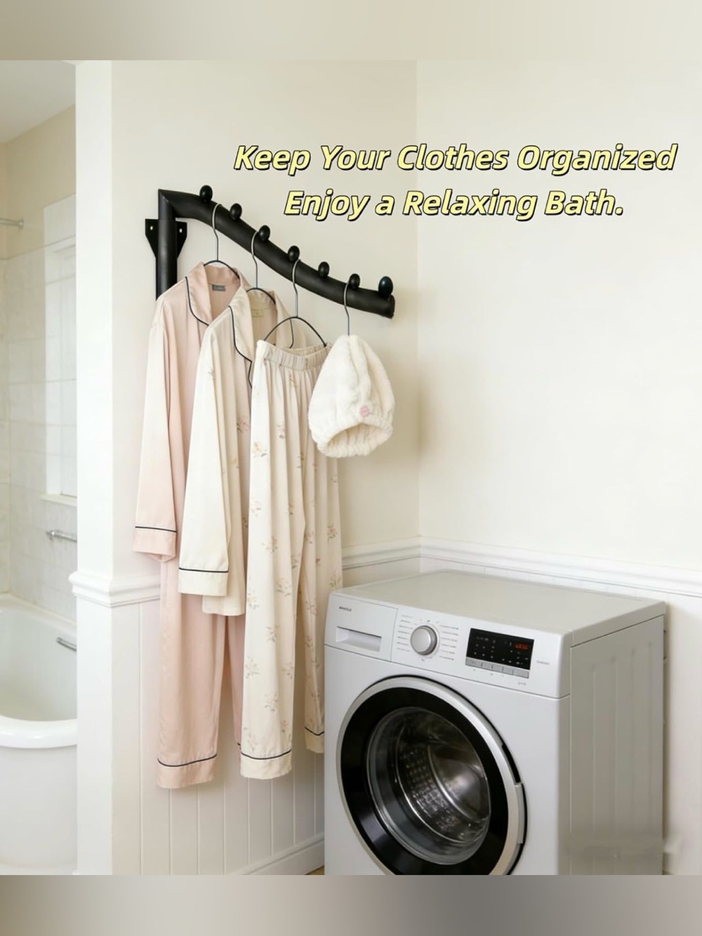Wall Mounted Swivel Clothes Racks - Picture 7 of 11